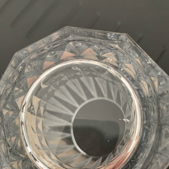 Val St. Lambert Belgium Crystal Vase Wide Neck High End Designer Decor 7 7/8” H - Picture 10 of 12